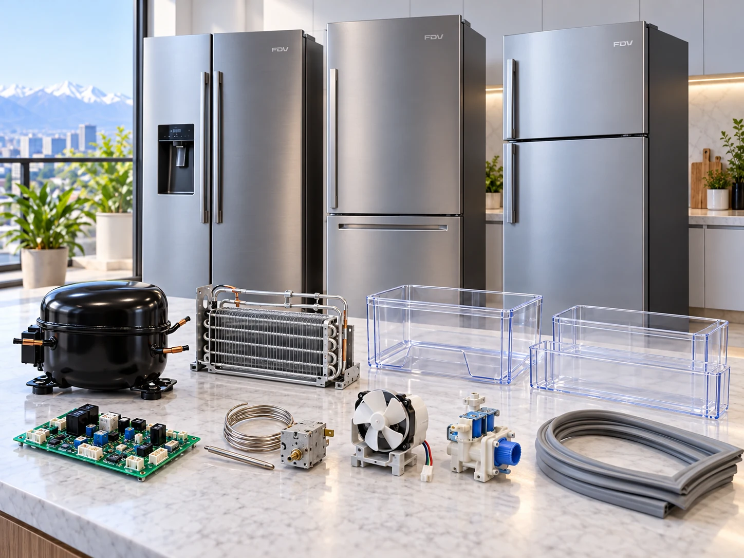 Repuestos para refrigeradores FDV