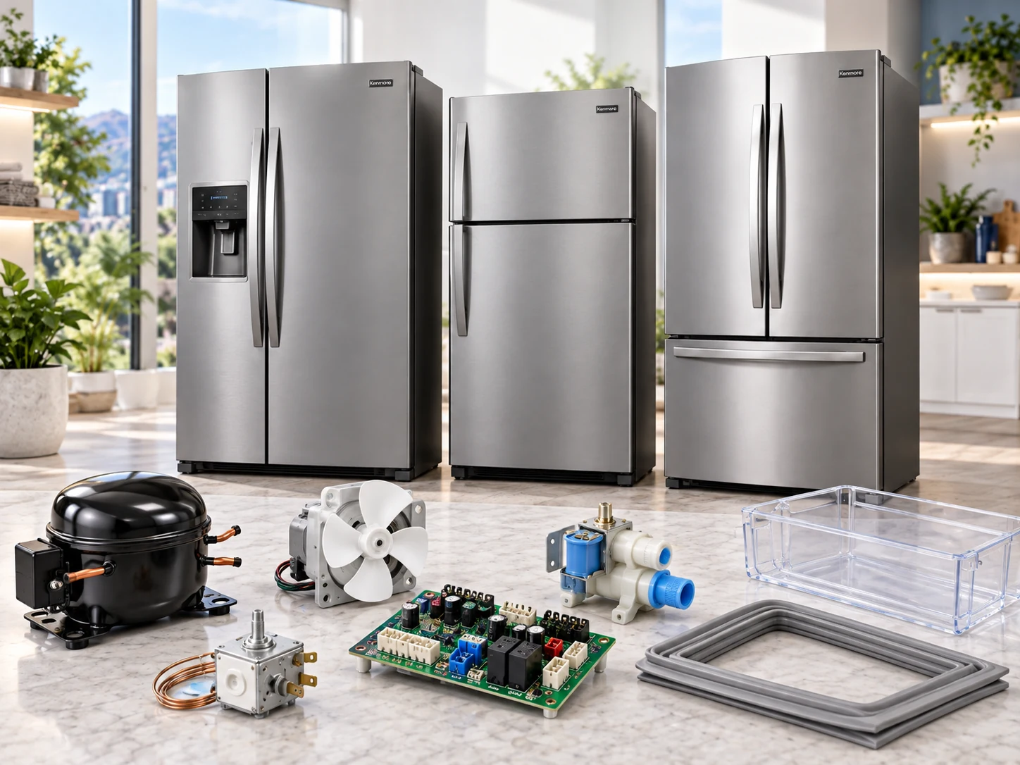 Repuestos para refrigeradores Kenmore