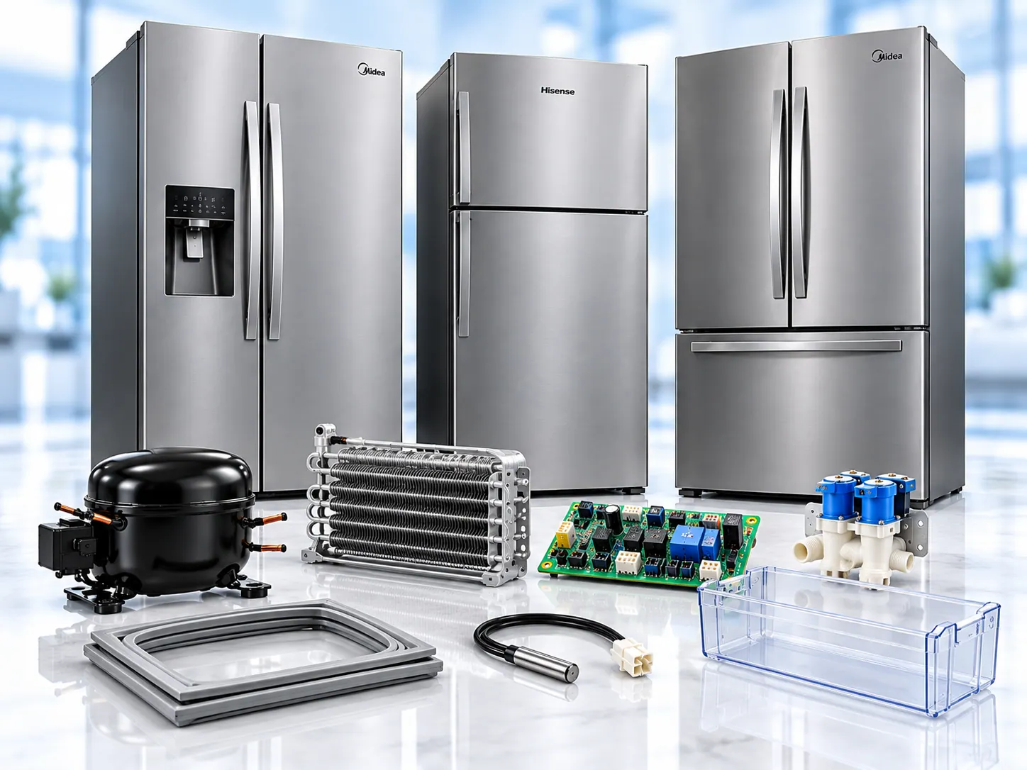 Repuestos para refrigeradores Maytag; imagen ilustrativa