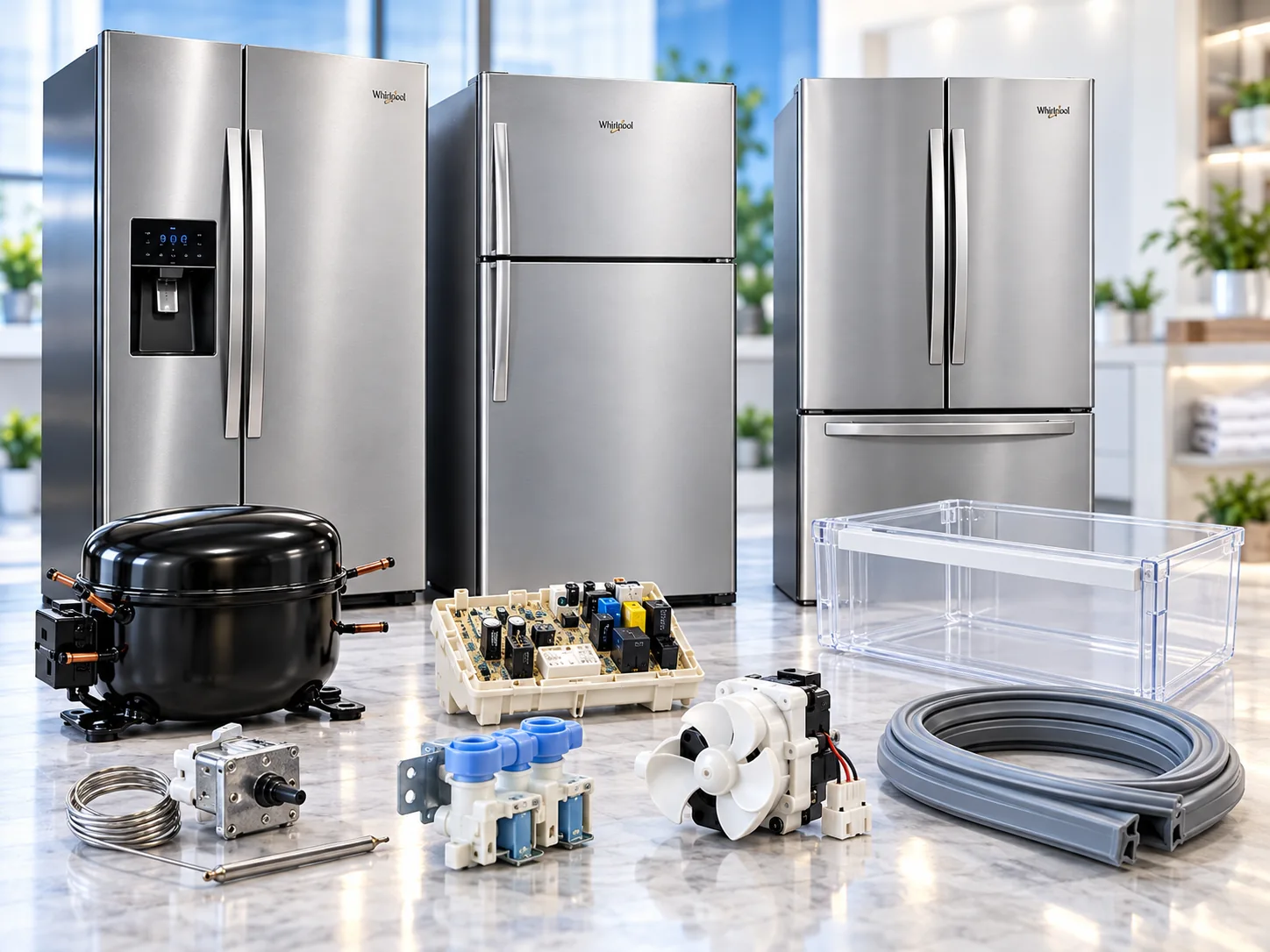 Repuestos para refrigeradores Whirlpool
